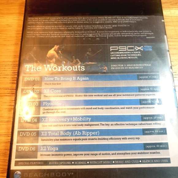 P90X 2 dvd, 2 Disc workout routine. used condition, untested (see discri… - Picture 3 of 7
